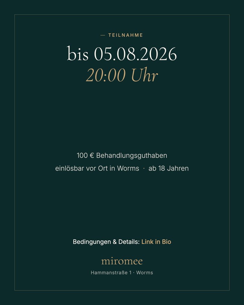 Teilnahme bis 5. August 2026, 20:00 Uhr